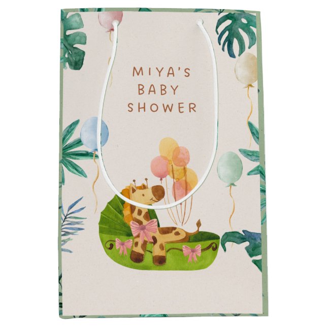 Watercolor Jungle Theme Party bags  (Framsidan)