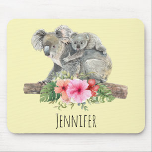 Watercolor Koala Bears Cute Mom & Baby Musmatta