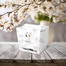 Watercolor Koi Fish Bröllop Presentaskar