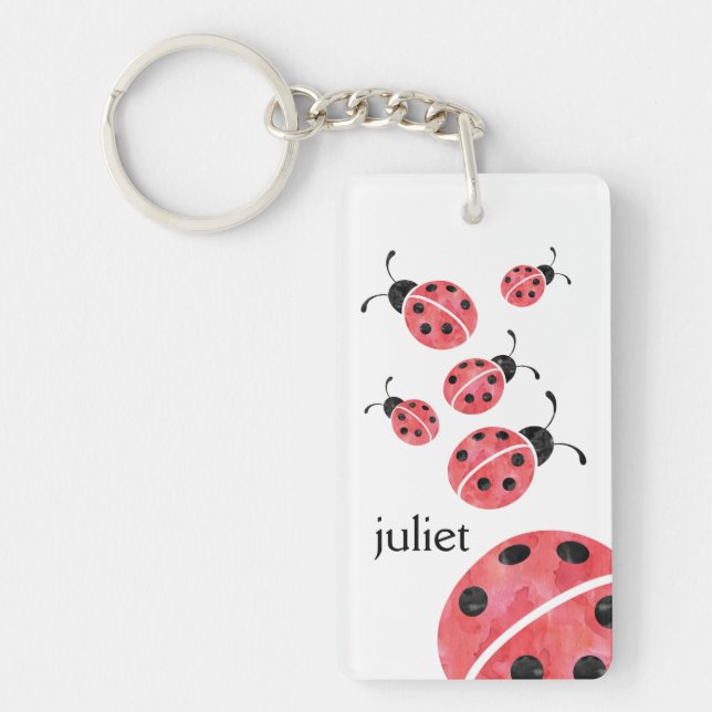 Watercolor Ladybug Personlig (Framsidan)