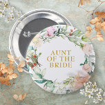 Watercolor Land Ro Greenery Garland Namn Knapp<br><div class="desc">Den här chicen är ett elegant för att identifiera människorna i nyckel vid möhippan och bröllop. Inklusive brud,  groom,  vaktmästare,  mor eller far i bruden eller brudgummen,  brudgummen,  bäste man eller någon annan som är nyckel till er speciella dag. Designad av Thisisnotme©</div>