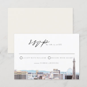 Watercolor Las Vegas Strip OSA kort