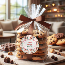 Watercolor Lash Artist Runt Klistermärke