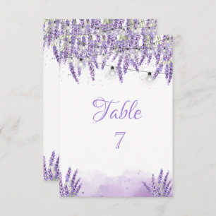 Watercolor Lavander String Ljus E Inbjudningar