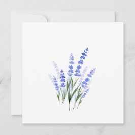 Watercolor Lavender Bouquet Anteckningskort