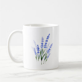 Watercolor Lavender Bouquet Kaffemugg