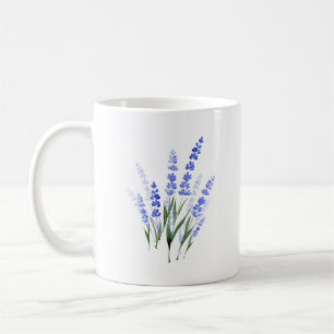 Watercolor Lavender Bouquet Kaffemugg