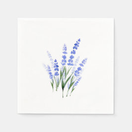 Watercolor Lavender Bouquet Pappersservett