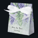 Watercolor Lavender Wisteria Bröllop Presentaskar<br><div class="desc">Jag hoppas att du gillar den här grönten och lila marmor struktur-bakgrunden med lavender wisteria-blommor. Matchande inbjudan och party finns i den här uppsamlingssviten.</div>