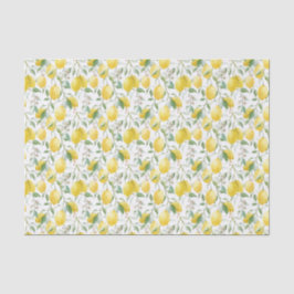 Watercolor Lemon Bouquet Summer Mönster