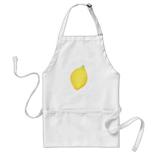 Watercolor Lemon Vuxen Apron Förkläde