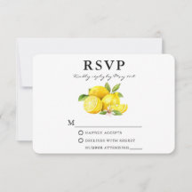 Watercolor Lemons Greenery