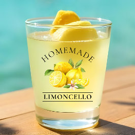 Watercolor Lemons Homemade Limoncello