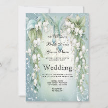 Watercolor Lily från valleybröllopsinbjudan