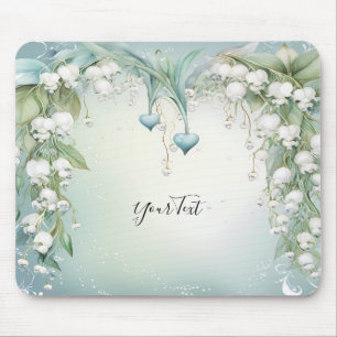Watercolor Lily, Valley Mousepad Musmatta