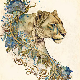 Watercolor Lioness 1 T Shirt