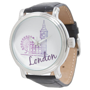 Watercolor London, Big Ben Armbandsur