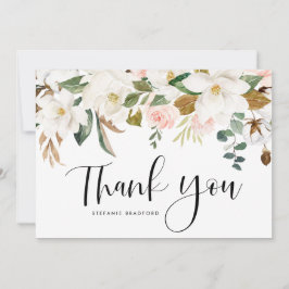 Watercolor Magnolia Cotton Garland Tack Kort