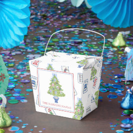 Watercolor Mahjong Julgran Party Presentaskar