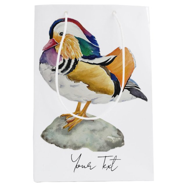 Watercolor Mandarin Duck (Framsidan)