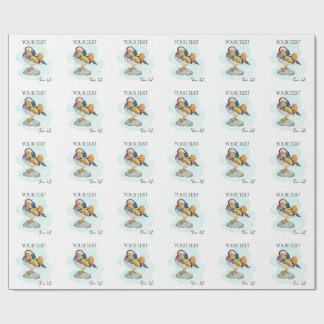 Watercolor Mandarin Duck Presentpapper