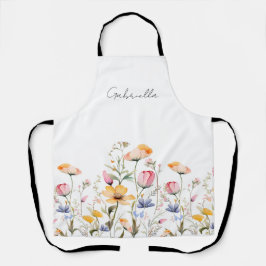 Watercolor Meadow Wildblomma Mors dag