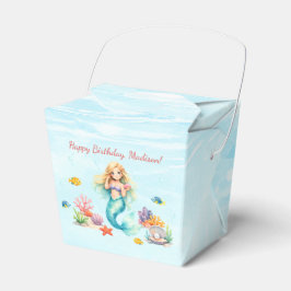 Watercolor Mermaid Birthday Presentaskar