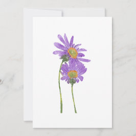 Watercolor Minimalist Botanical Art Inbjudningar