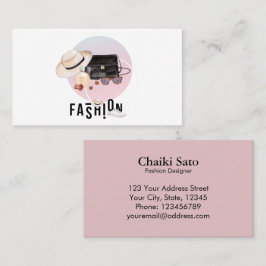 Watercolor Mode Designer Visitkort