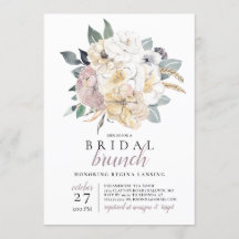 Watercolor Möhippa Brunch Bouquet