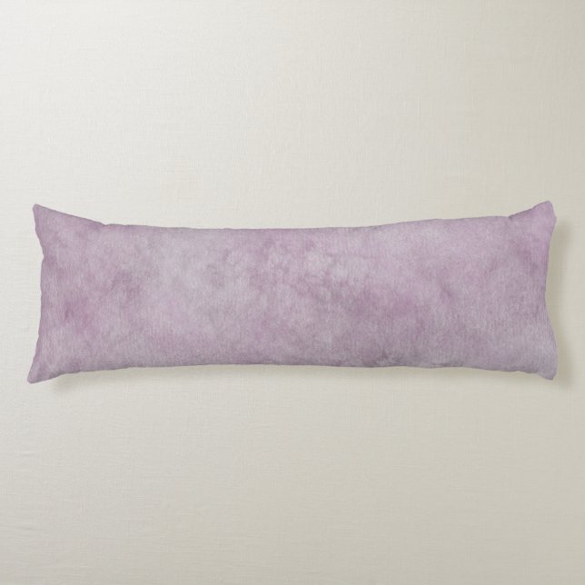 Watercolor Mönster Lila Heather Kroppskudde (Framsidan)