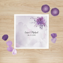 Watercolor Morada Napkins Pappersservett