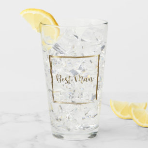 Watercolor Navy & Bestman Glaskopp