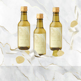 Watercolor Noelle Guld Mini Vinetikett
