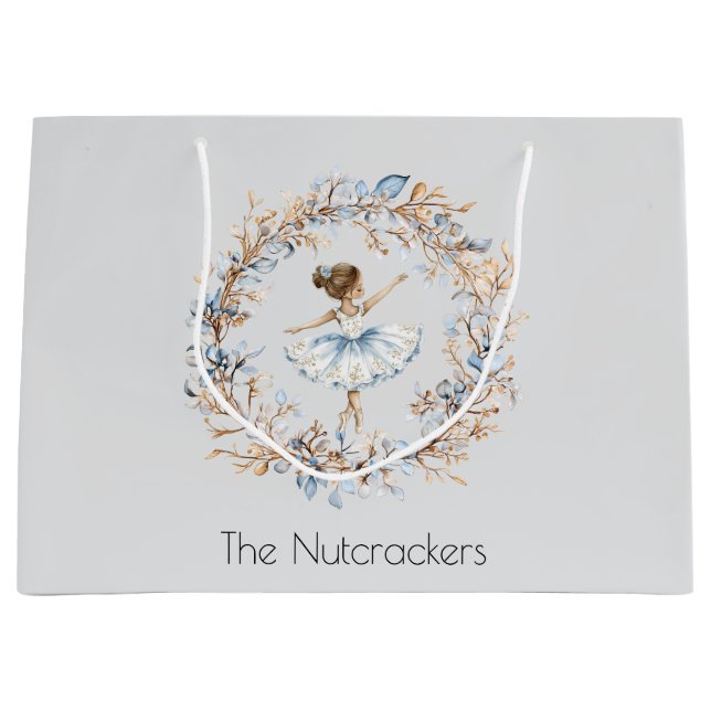 Watercolor Nutcracker Ballerina jul (Framsidan)