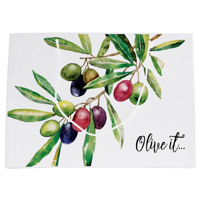 Watercolor Olive Gren (Framsidan)