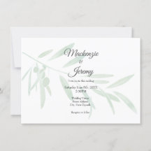 Watercolor Olive Gren