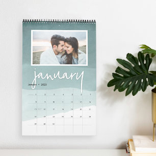 Watercolor Ombre   Foto Kalender