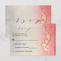 Watercolor Ombre Guld Marble | OSA