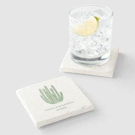 Watercolor Organ Pipe Cactus Wedding Favor Stenunderlägg