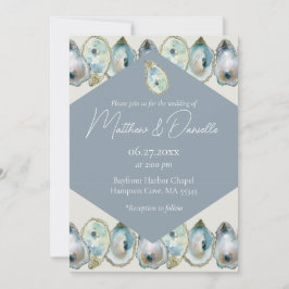 Watercolor Oyster  Inbjudningar