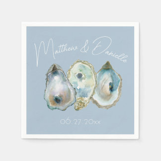 Watercolor Oyster  Pappersservett