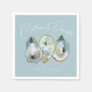 Watercolor Oyster  Pappersservett