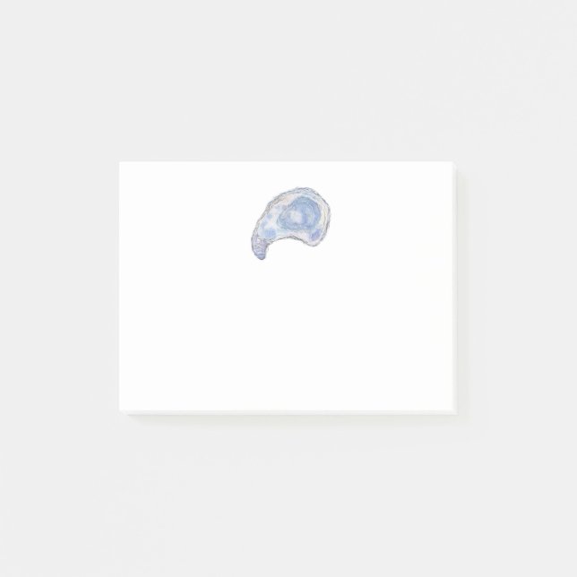 Watercolor Oyster Post-it notes Block (Framsida)