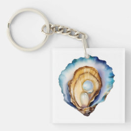 Watercolor Oyster Shell
