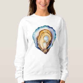 Watercolor Oyster Shell T Shirt