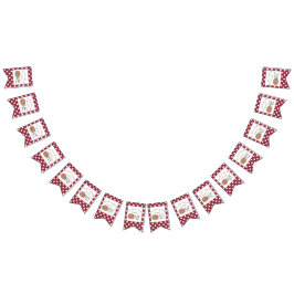 Watercolor Paj Barns födelsedag Vimplar