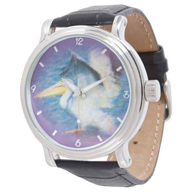 watercolor pelican 26 watch armbandsur (Vinklad)