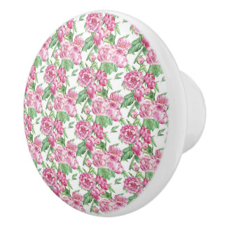 Watercolor peony fält knopp