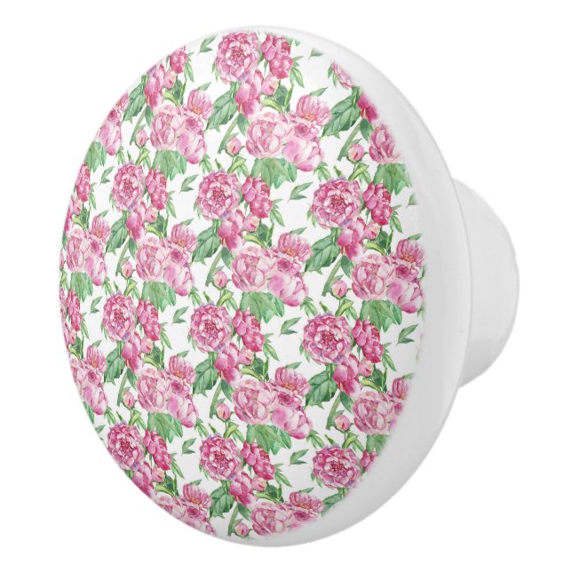 Watercolor peony fält knopp (Höger)